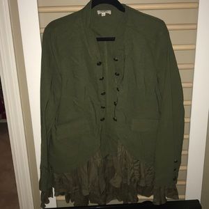 Olive green blazer